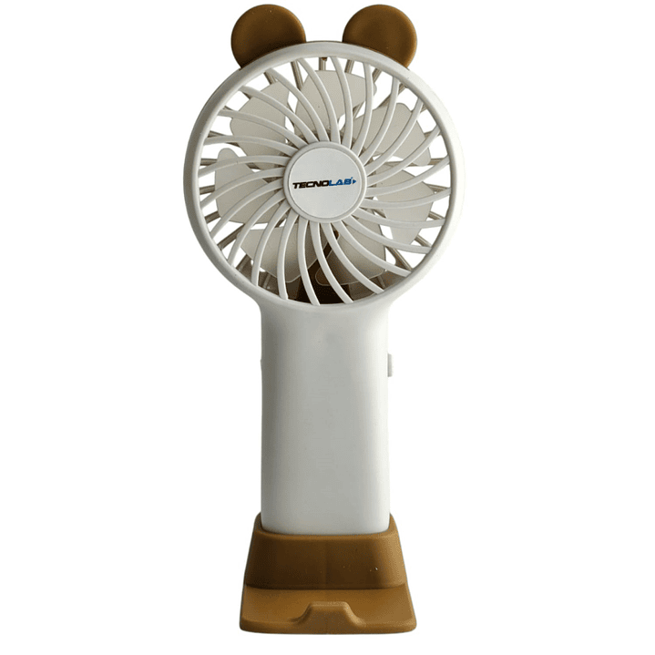 Mini Ventilador Portátil Recargable Blanco TL672W 1
