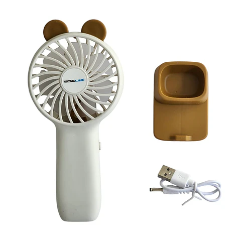 Mini Ventilador Portátil Recargable Blanco TL672W
