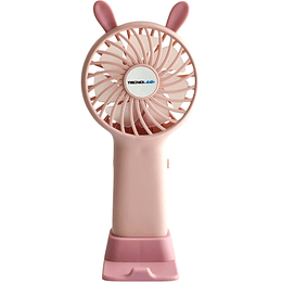 Mini Ventilador Portátil Recargable Rosa TL672P