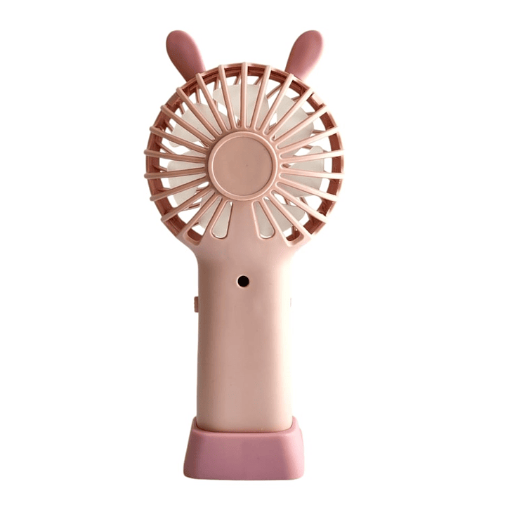 Mini Ventilador Portátil Recargable Rosa TL672P 3