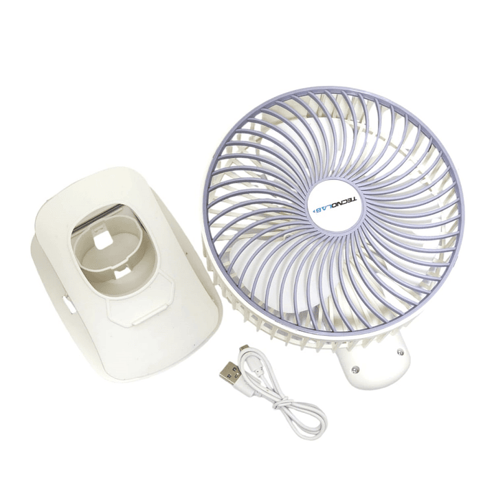 Ventilador Clip Portátil Recargable Tecnolab TL674 9