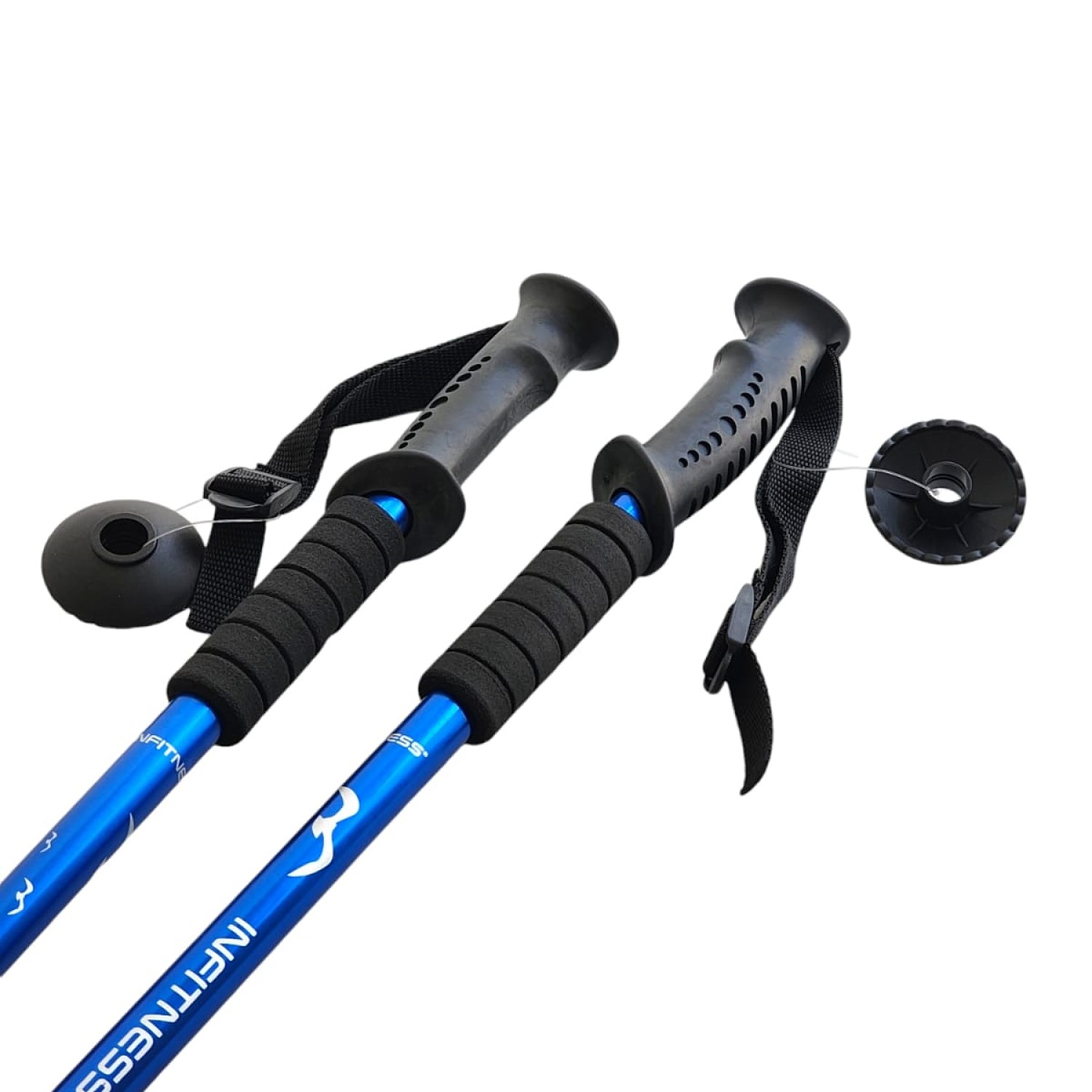 Par de Bastones Ajustables para Treckking Azul DBG1356BL 2