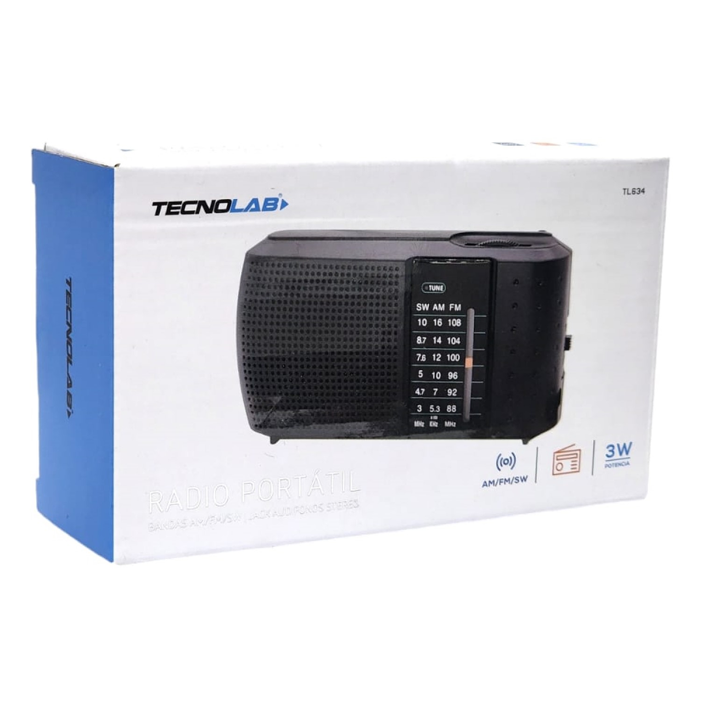 Radio Portátil de Bolsillo AM/FM/SW TL634 6