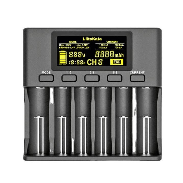 Cargador de Pilas Universal Carga Rápida para 6 Pilas TL110 1