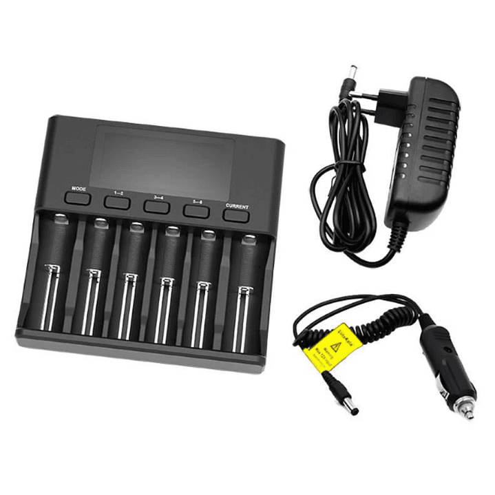 Cargador de Pilas Universal Carga Rápida para 6 Pilas TL110 4