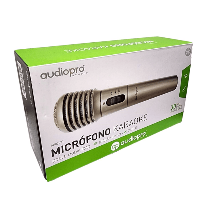 Micrófono Karaoke inalámbrico / Cable AP02091 7