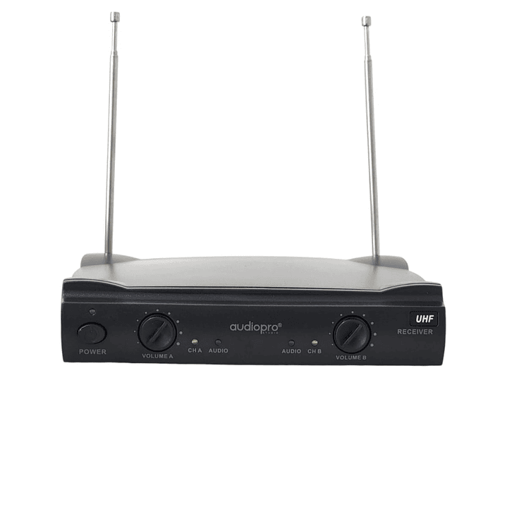 Kit 2 Micrófonos inalámbricos UHF AP02040 5