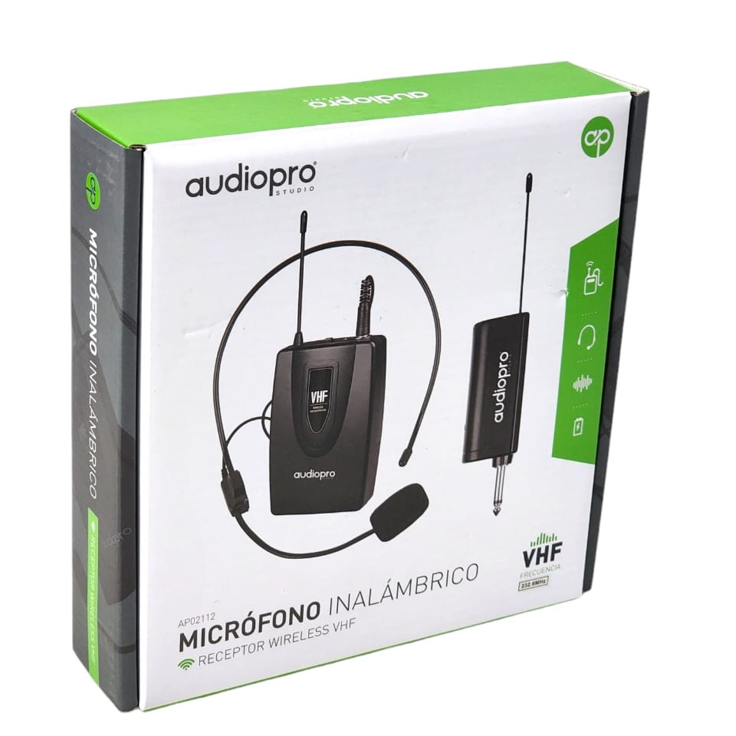 Micrófono inalámbrico Cintillo Audiopro VHF AP02112 5
