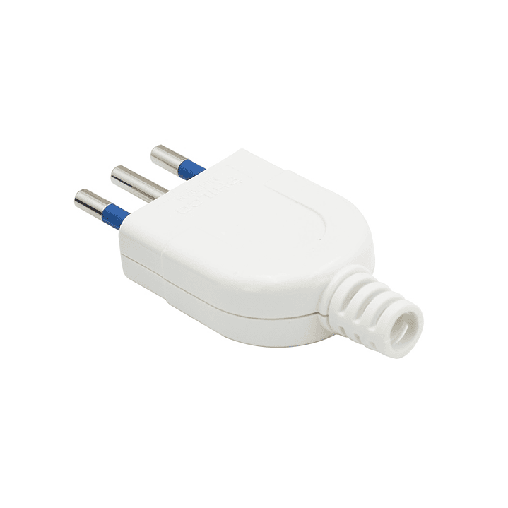 Enchufe Macho Vertical Blanco Philco 2P+T 79304 2500w 3