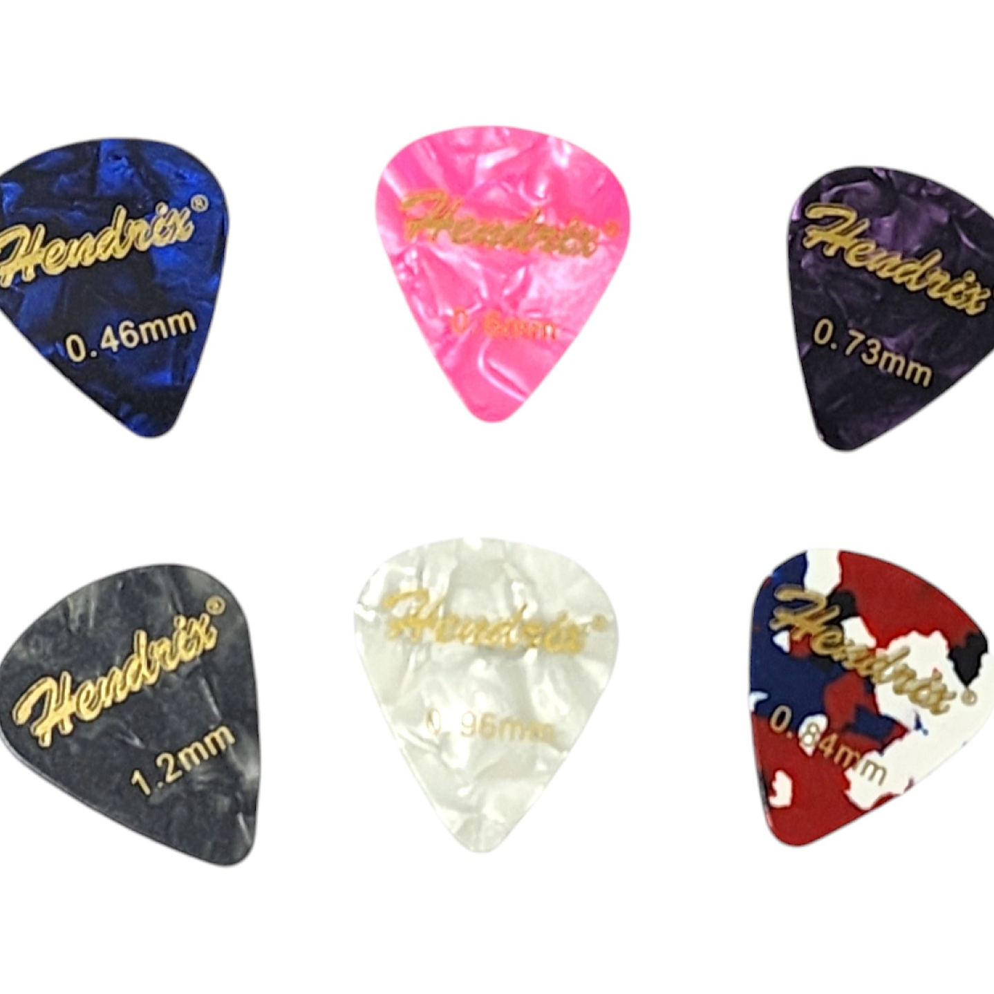 Set de 600 Uñetas para Guitarras HX0040 Hendrix 5