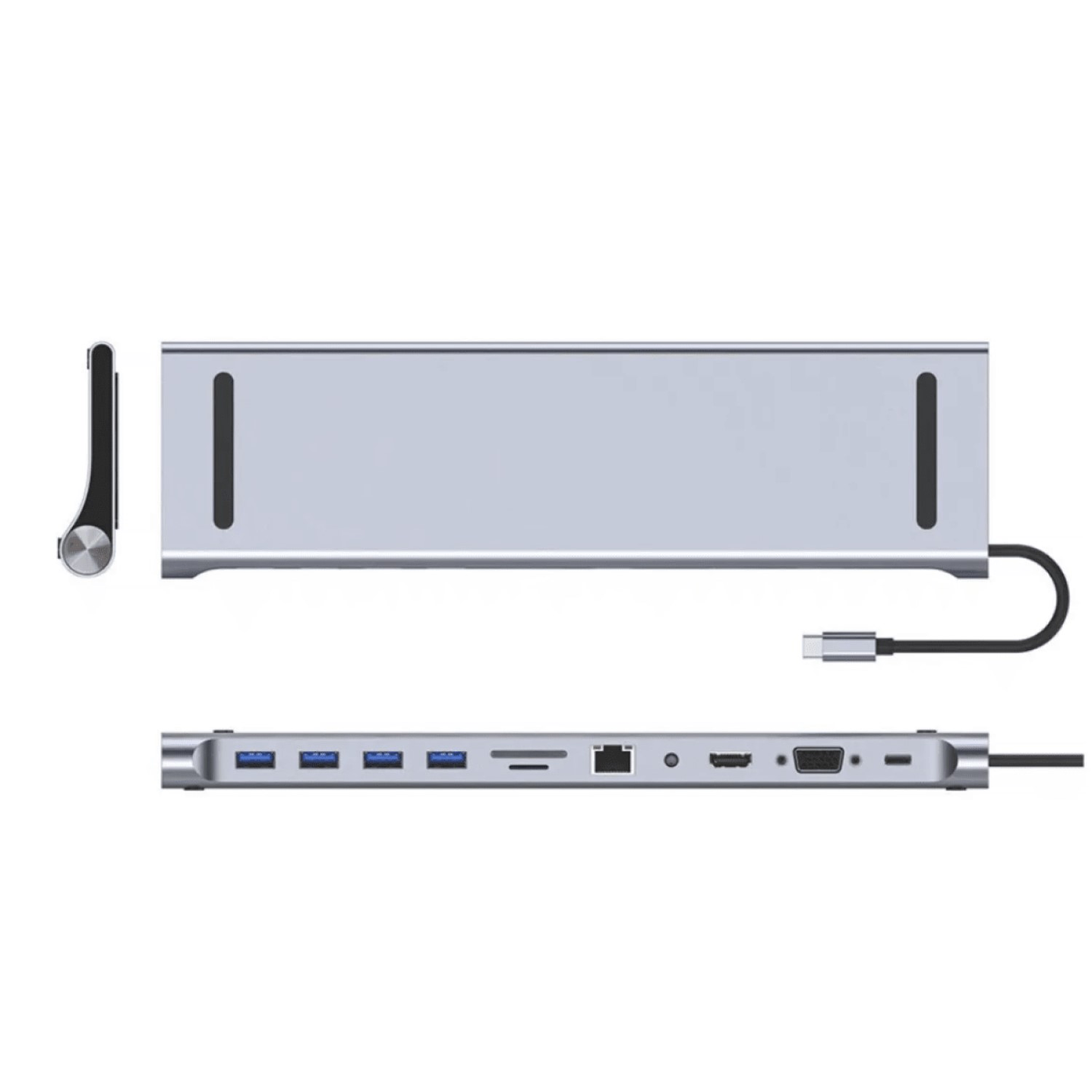 Hub USB Multipuerto USB-C Tecnolab 11 en 1 TL363 3