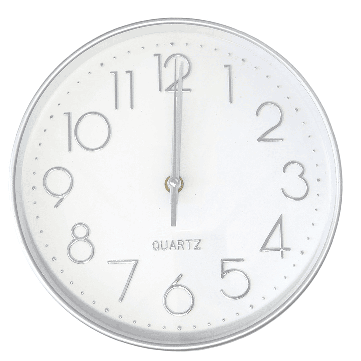 Reloj de Pared 25cm Plata DBG1660 1