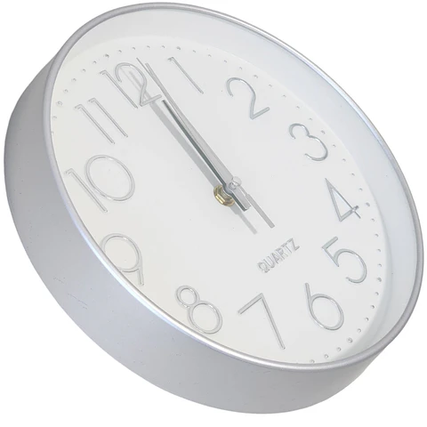 Reloj de Pared 25cm Plata DBG1660