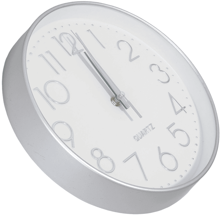 Reloj de Pared 25cm Plata DBG1660 2