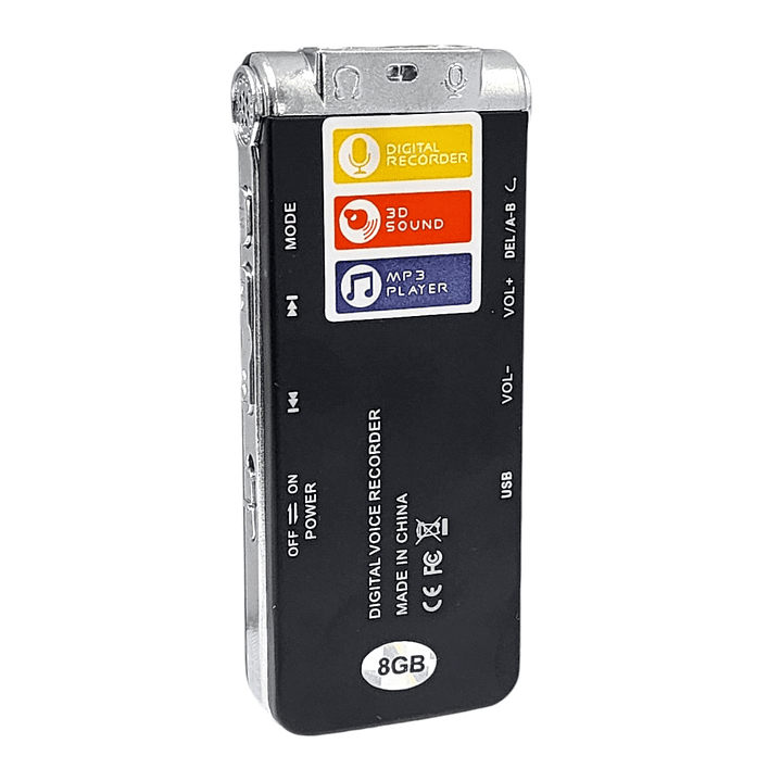 Grabadora de Voz Digital 8gb MP3 TL666 4