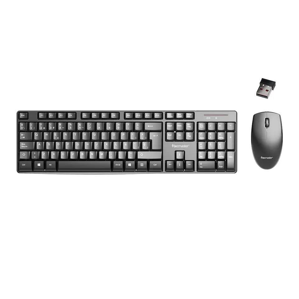 Kit Combo Teclado y Mouse Inalámbrico Tecmaster 100512 2