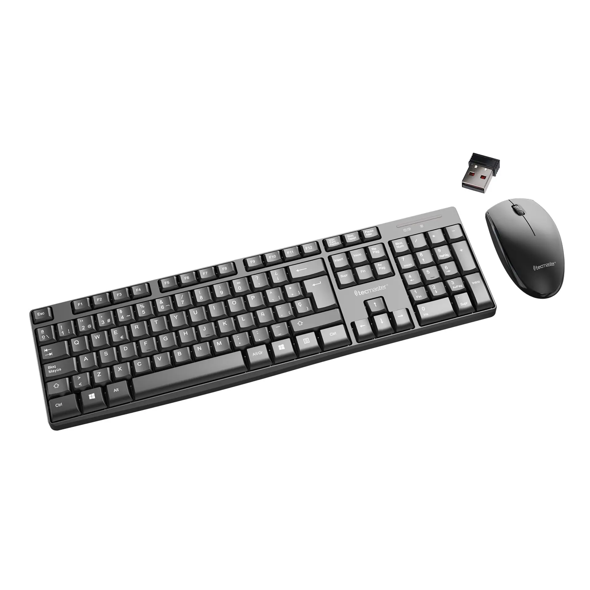 Kit Combo Teclado y Mouse Inalámbrico Tecmaster 100512 4