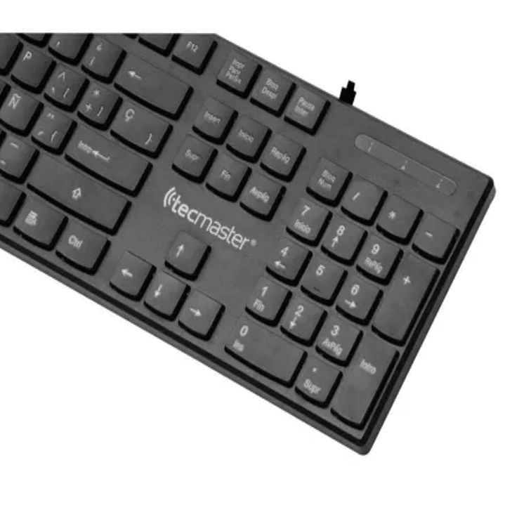 Teclado Básico Cableado Tecmaster TM-100513 2