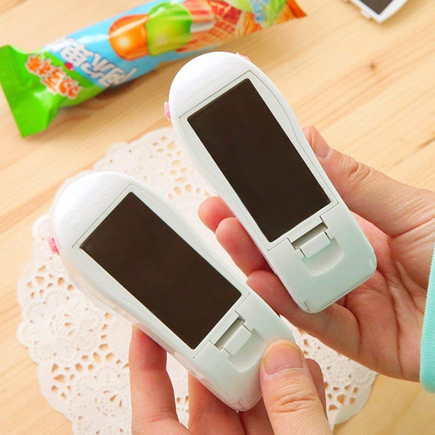 Mini Máquina De Sellado Térmico Portátil Bolsas Alimentos 3