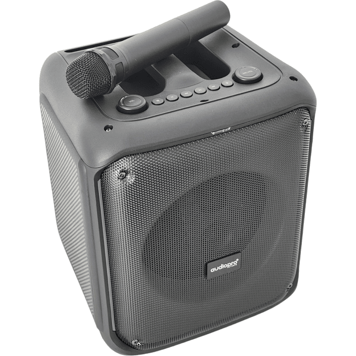 Parlante Karaoke BT Portátil Micrófono RGB Audiopro AP02097 3