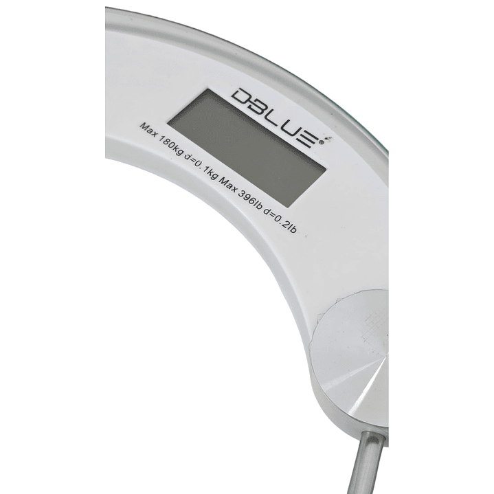 Balanza Digital de Baño Vidrio Templado Dblue Circular 4