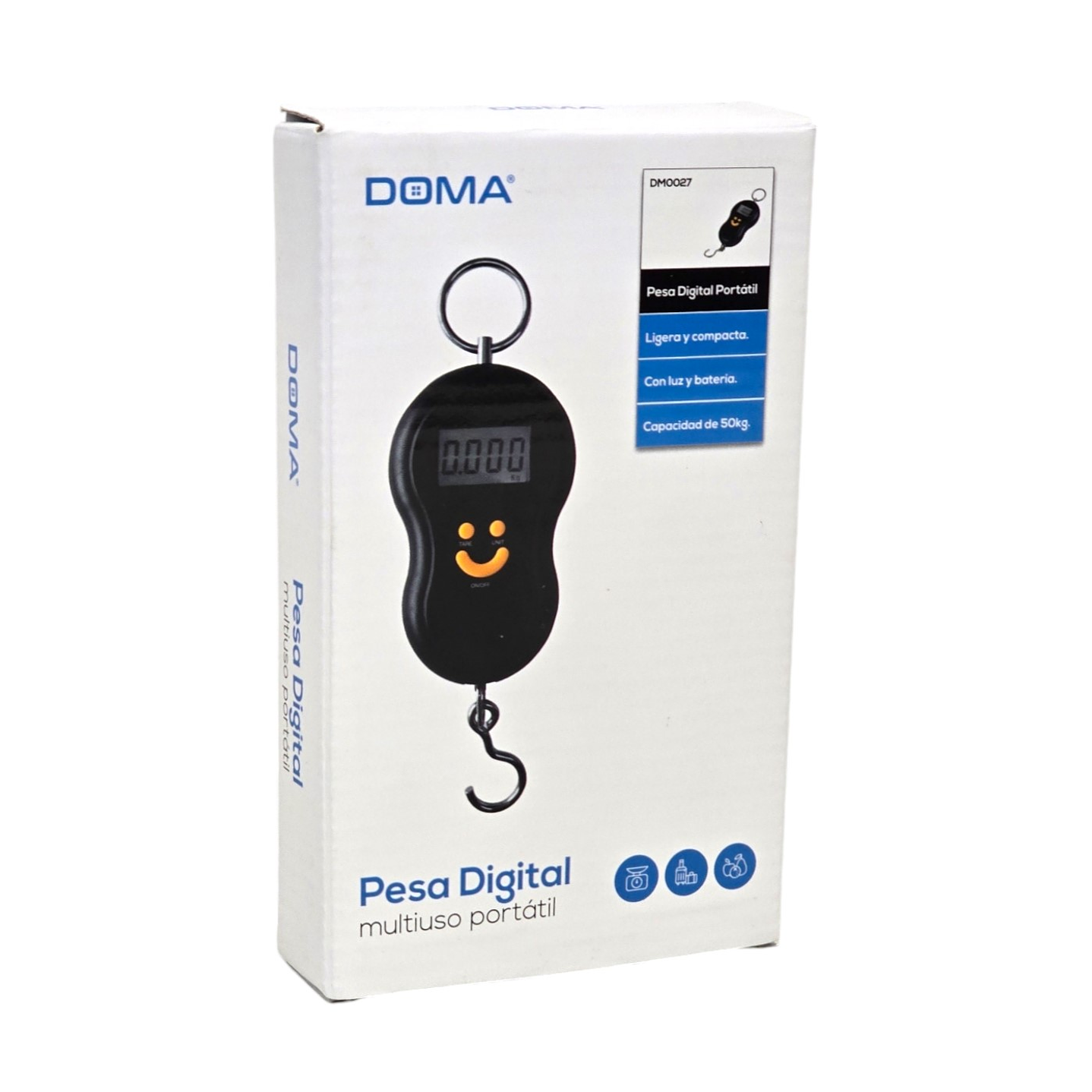 Pesa Maleta Balanza Digital 50kg De Viaje Gancho Doma 4