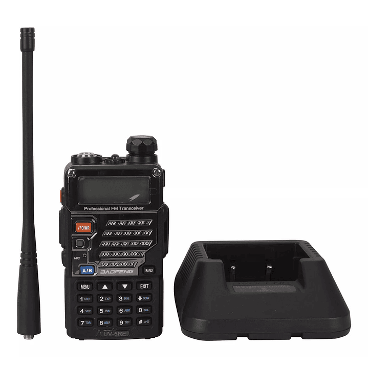 Radio Transmisor VOX Baofeng UV-5RE Negro c 4