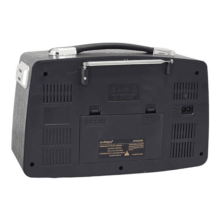 Radio Retro BT Vintage Audiopro Portátil AP02051 4
