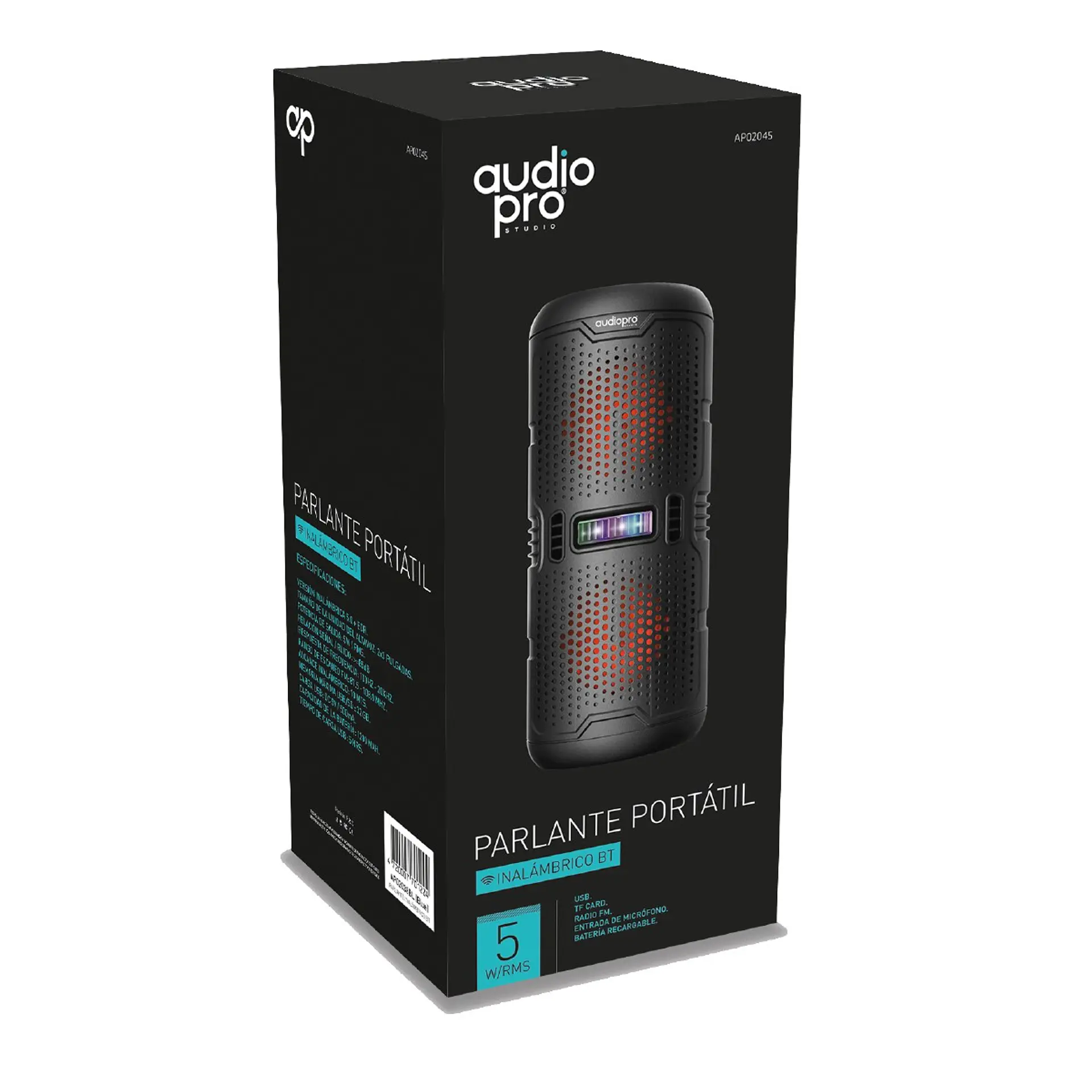 Parlante Inalámbrico BT 150w usb/sd/mic Audiopro Ap02045 2