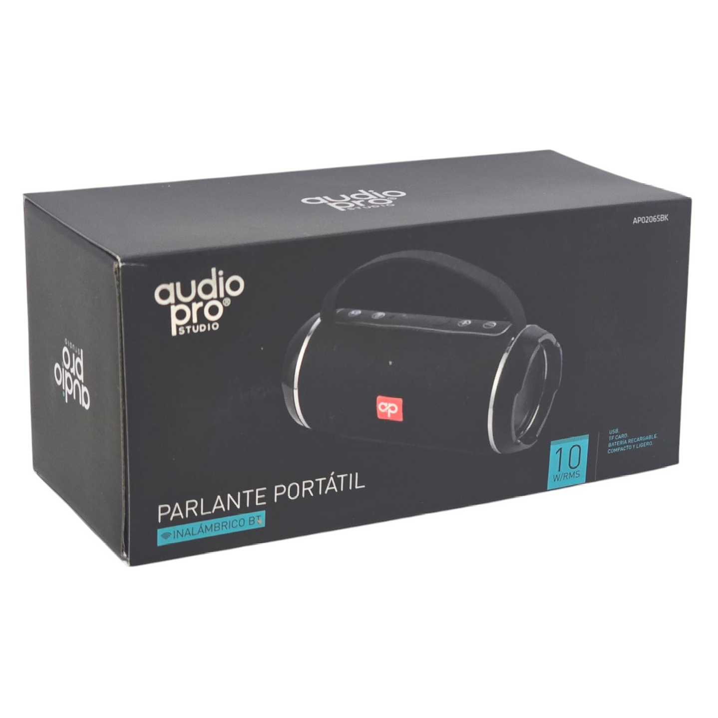 Parlante Inalámbrico BT Audiopro Usb/Sd AP02065BK Negro 2