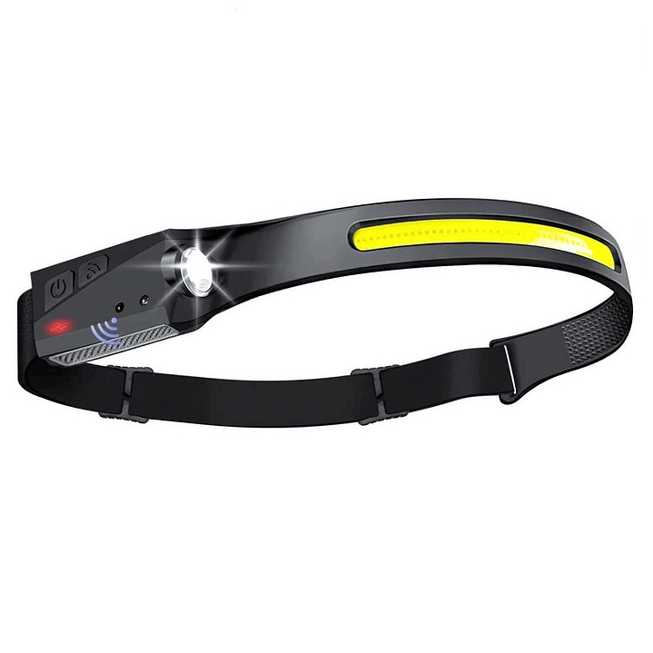 Linterna Cintillo Banda LED COB+XPE Recargable con Sensor YT200 1