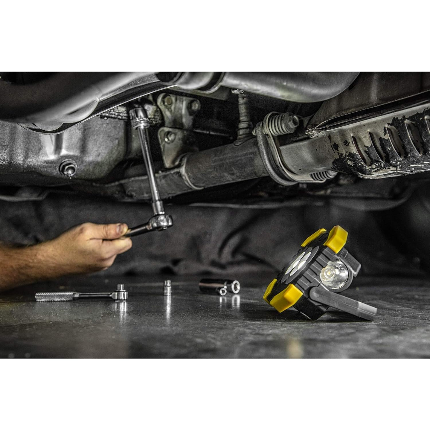 Foco Linterna Led de Trabajo 2 led COB Emergencias JK-9203 5