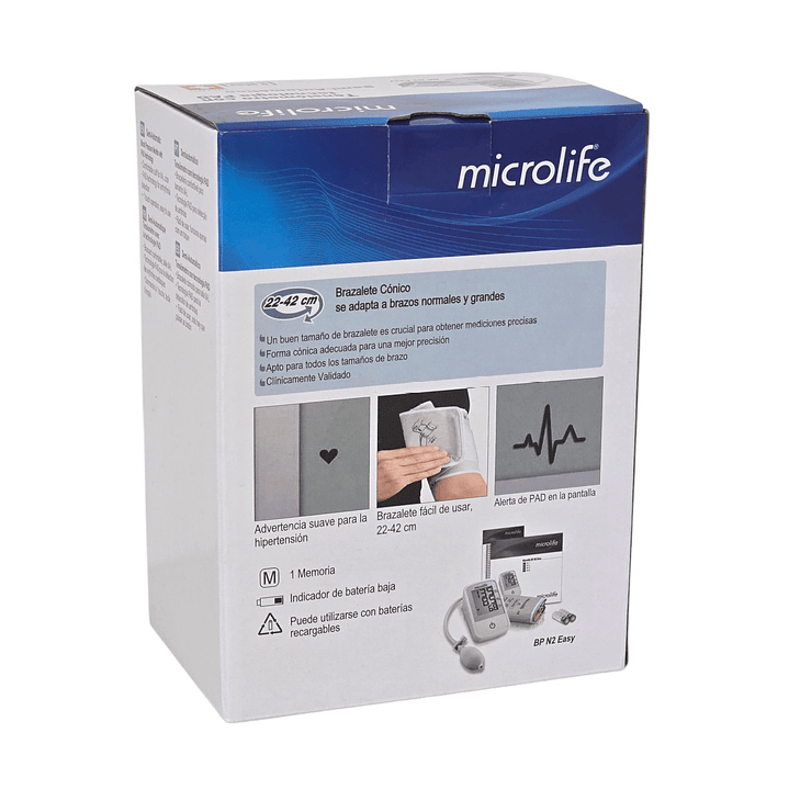Tensiómetro Brazo Semiautomático Microlife BP N2 Easy 4