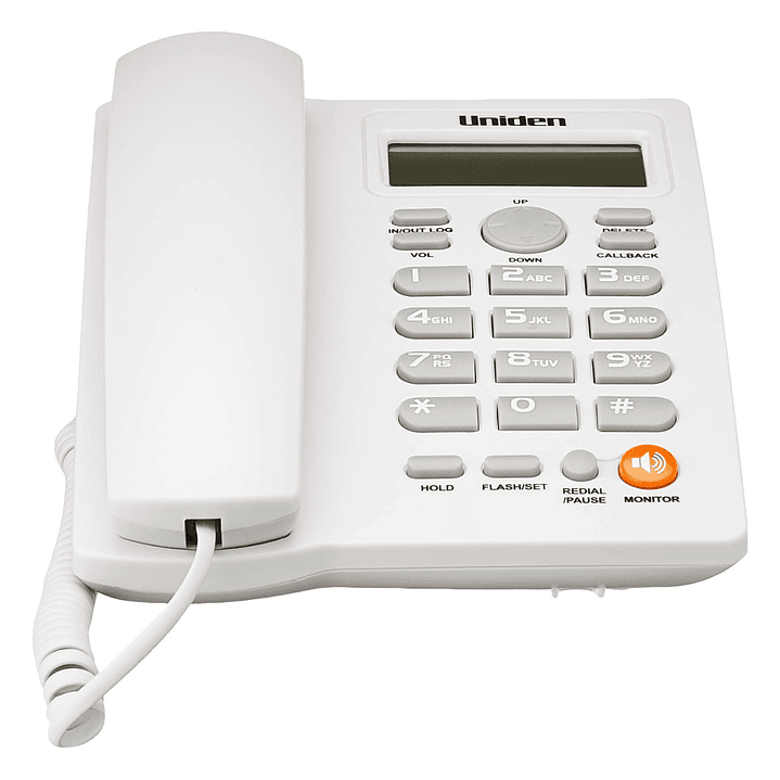 Teléfono Fijo Sobremesa Uniden AS7413 Blanco 2