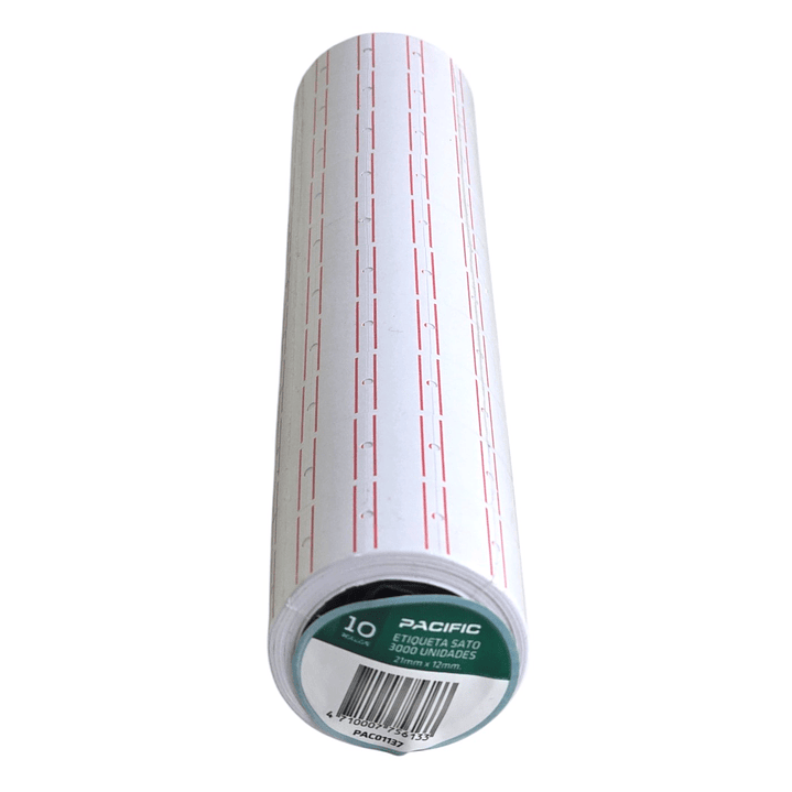 Pack 10 Rollo 3.000 Etiquetas Sato Standar Pacific Mx-5500 5