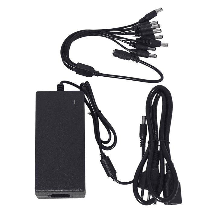 Fuente Poder Camara Seguridad 12v 8a Tecnolab TL222 8 Cables 2