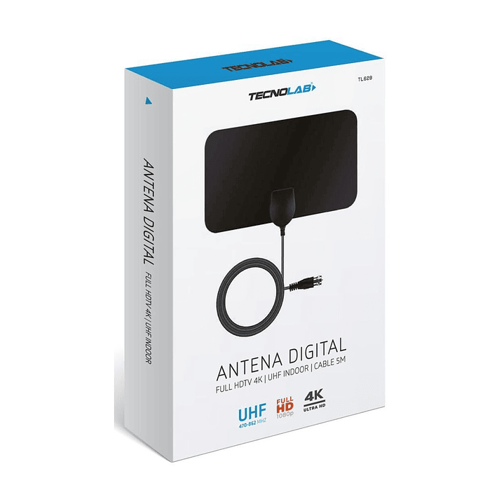 Antena TV Digital TVD HDTV Plana Tecnolab TL628 3