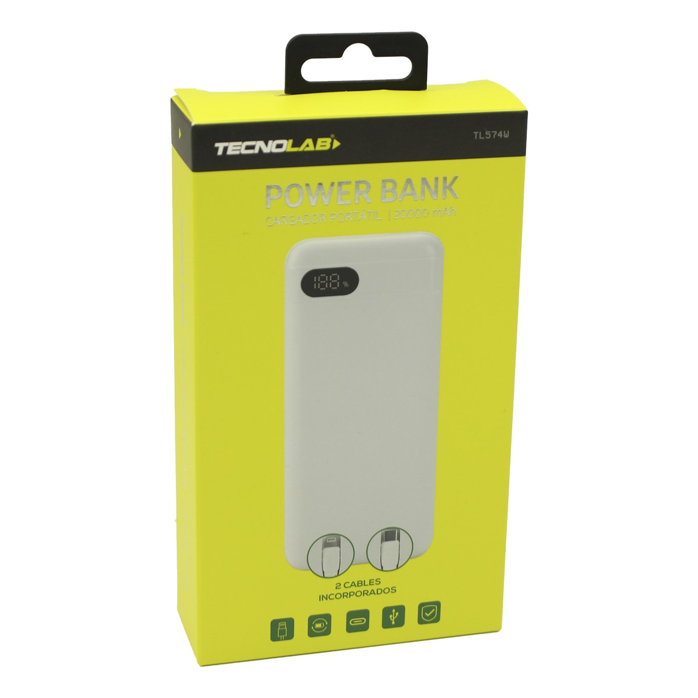 Batería Portátil Powerbank 20.000 Tecnolab TL547W 4