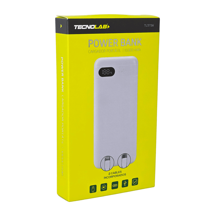 Batería Portátil Powerbank 10.000 Tecnolab TL573W 7