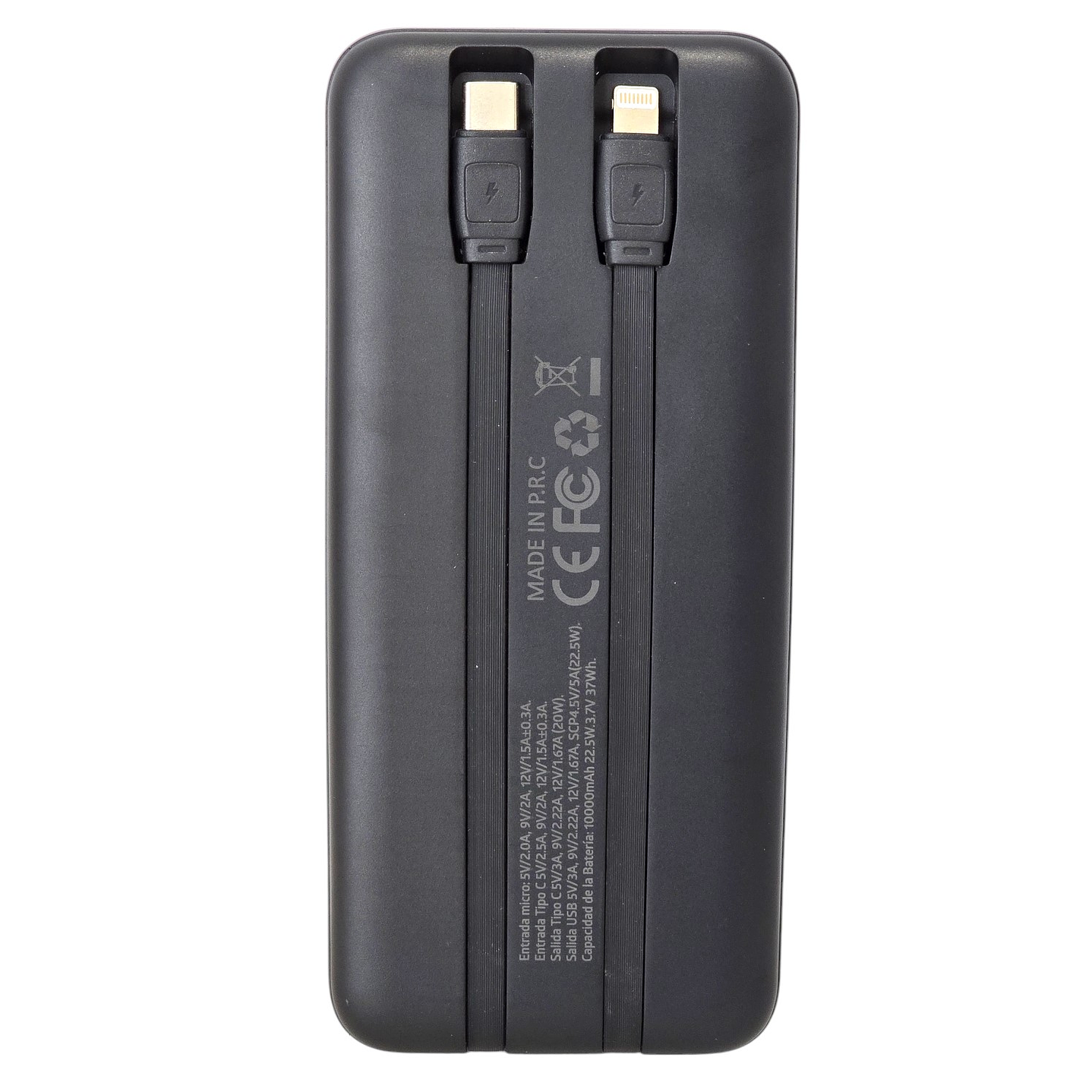 Batería Portátil Powerbank 10.000 Tecnolab TL573BK 4