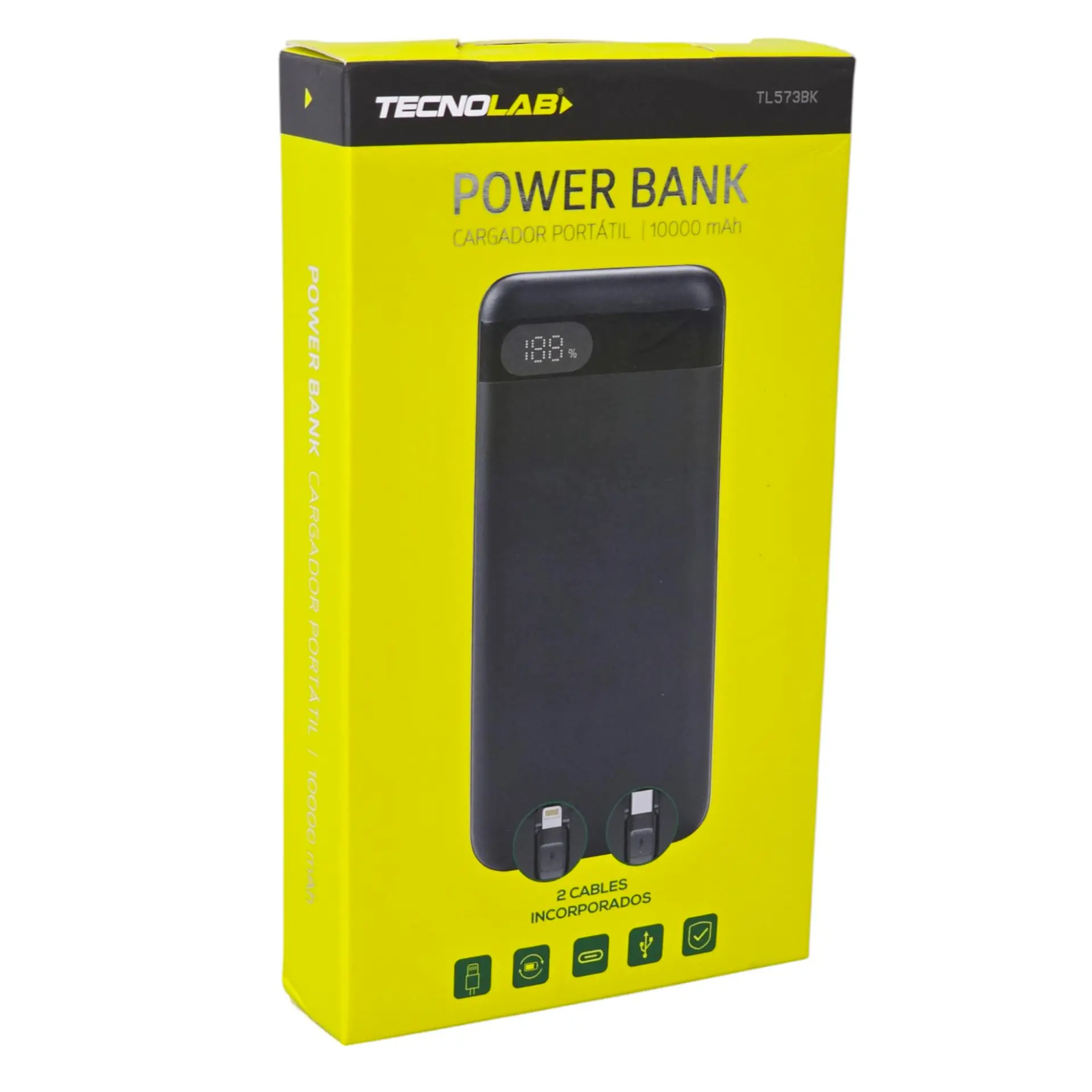Batería Portátil Powerbank 10.000 Tecnolab TL573BK 7