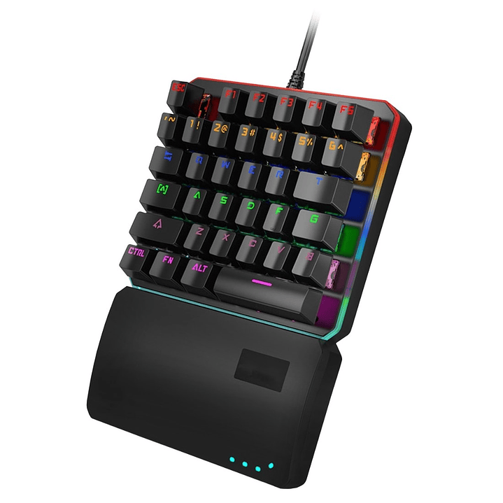 Teclado Gamer de una mano Mecanico RGB Backlighting Rx0015 3