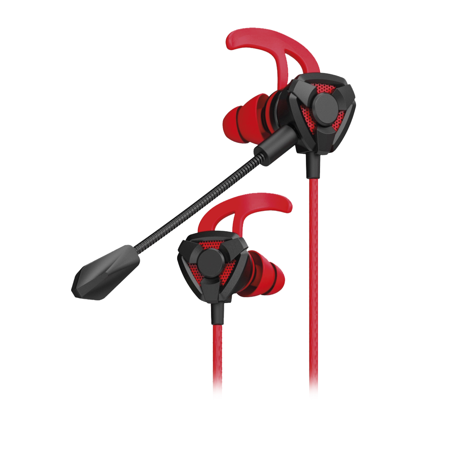 Audífonos Gamer ReptileX RX0032R Mic Desmontable Rojo