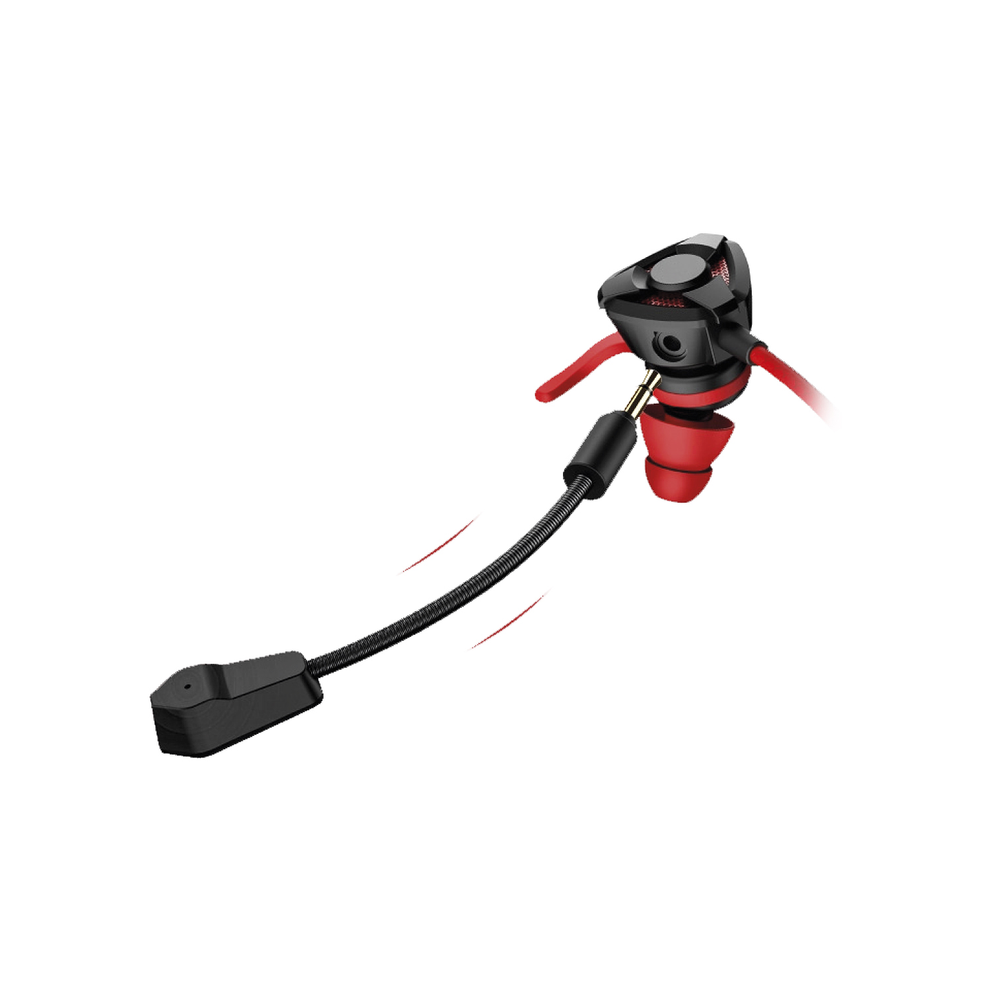 Audífonos Gamer ReptileX RX0032R Mic Desmontable Rojo 2