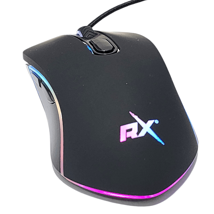Mouse Gamer Pro RGB Óptico Usb Reptilex RX0046c 5