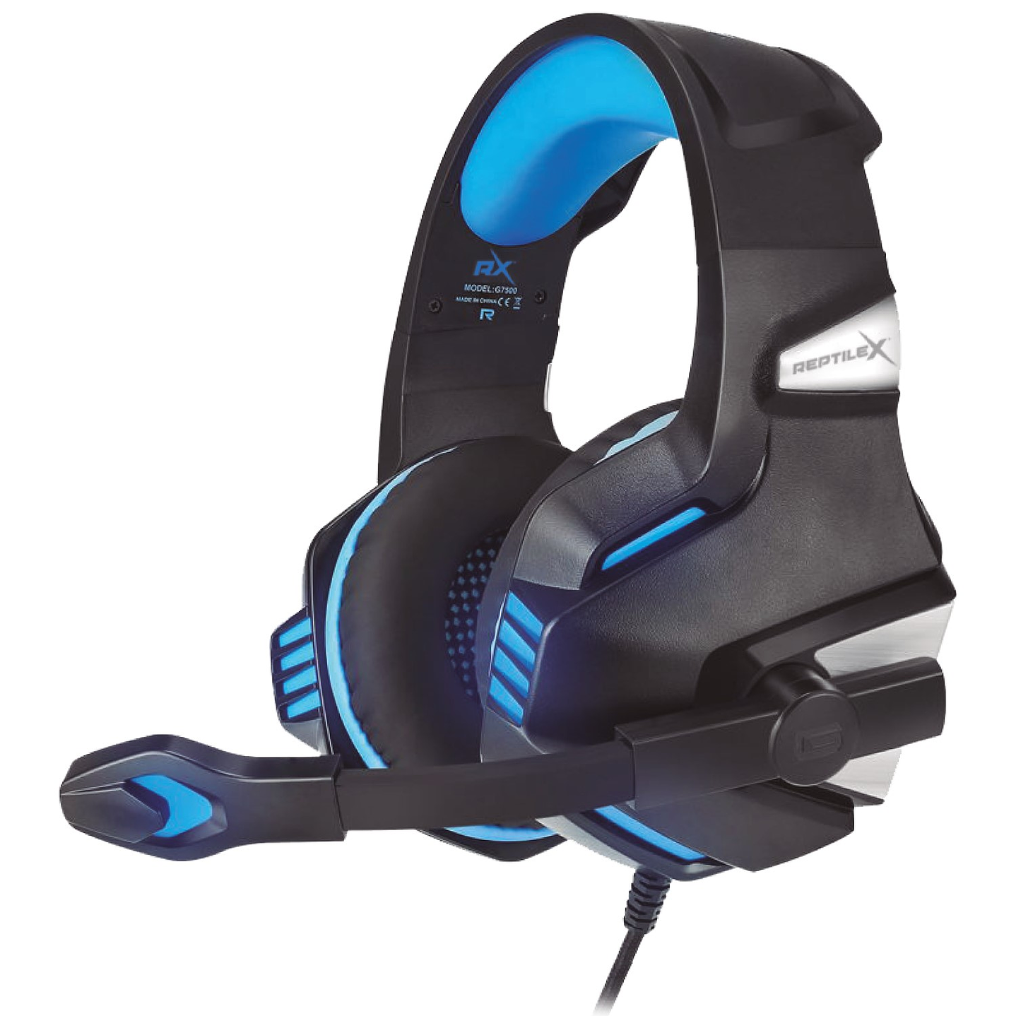 Audífonos Gamer Platinum Reptilex Rx0037 Azul 1