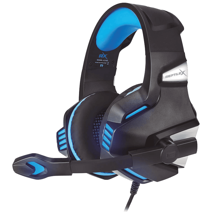 Audífonos Gamer Platinum Reptilex Rx0037 Azul 1
