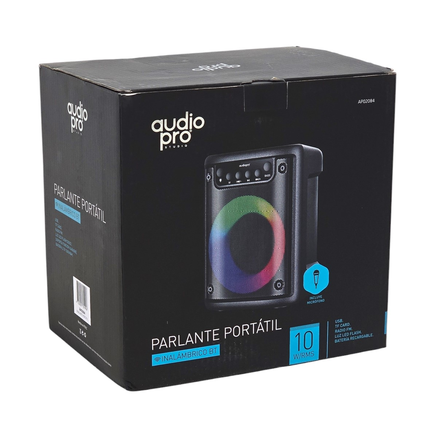 Parlante Inalambrico Bt Audiopro C/Mic Ap02084 10w 7