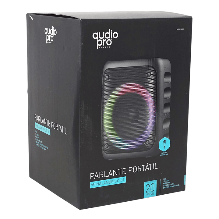 Parlante Inalámbrico Bt Audiopro C/Mic Ap02085 20w 7