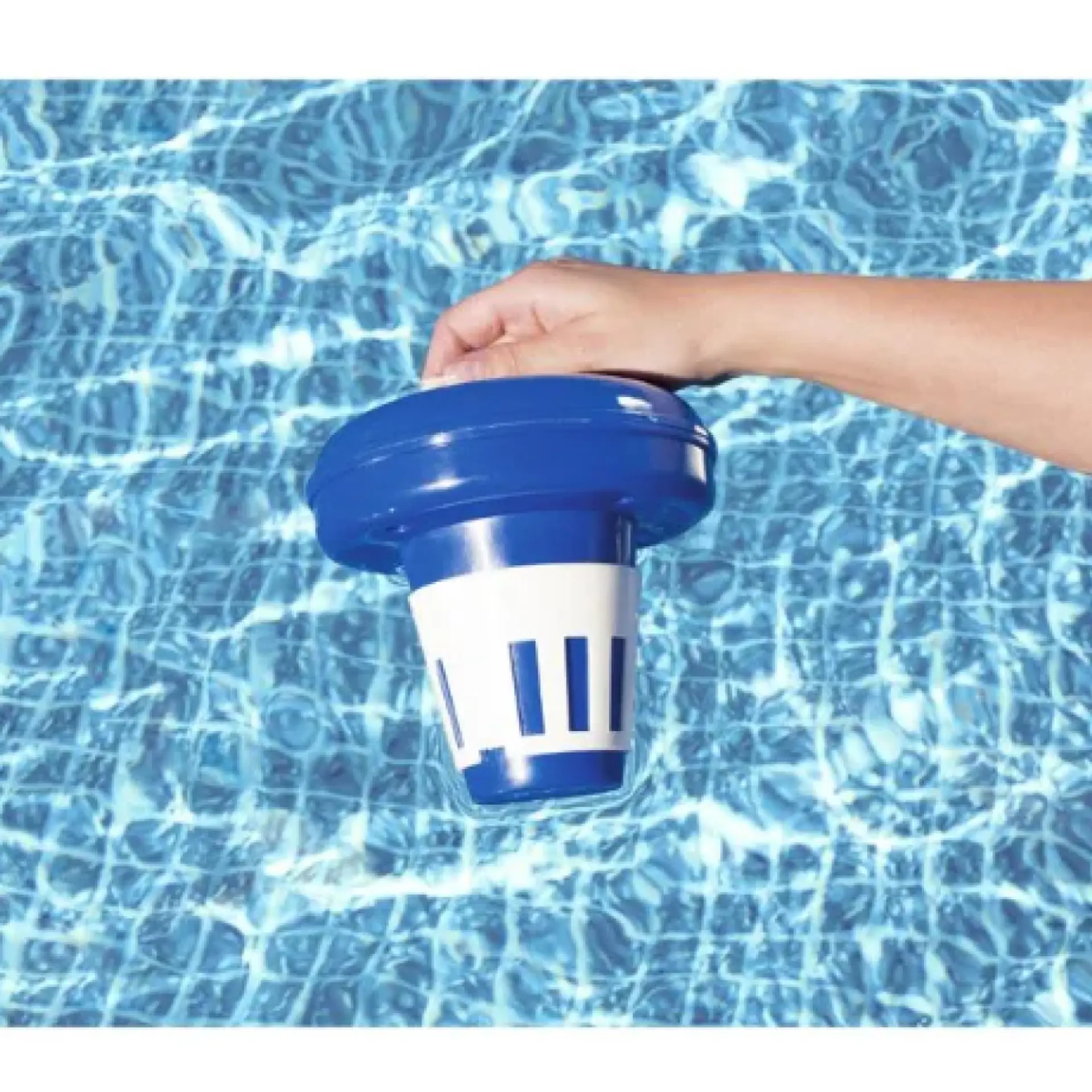 Porta Cloro Flotante Flowclear 16.5cm 58071 Bestway 3